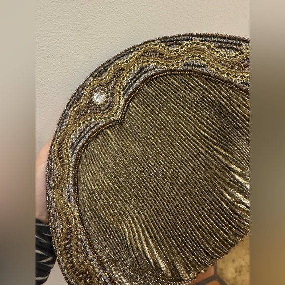 Vintage Delill 1950s beaded purse with satin lining in great condition - Picture 3 of 9